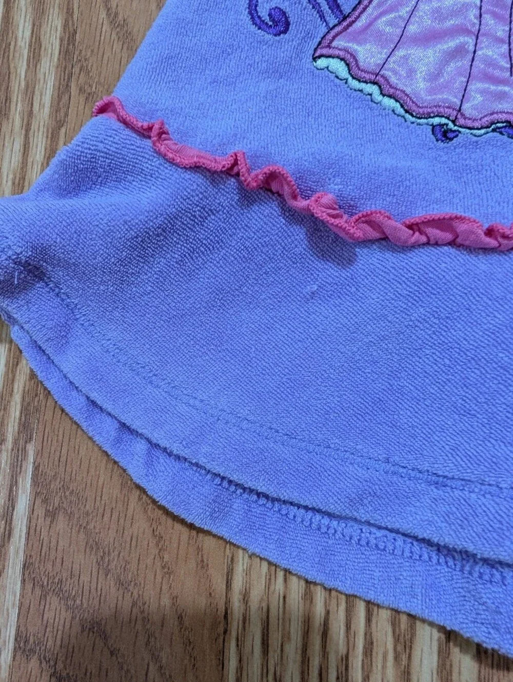 Disney Rapunzel Hooded Towel Swim Cover-up 5/6